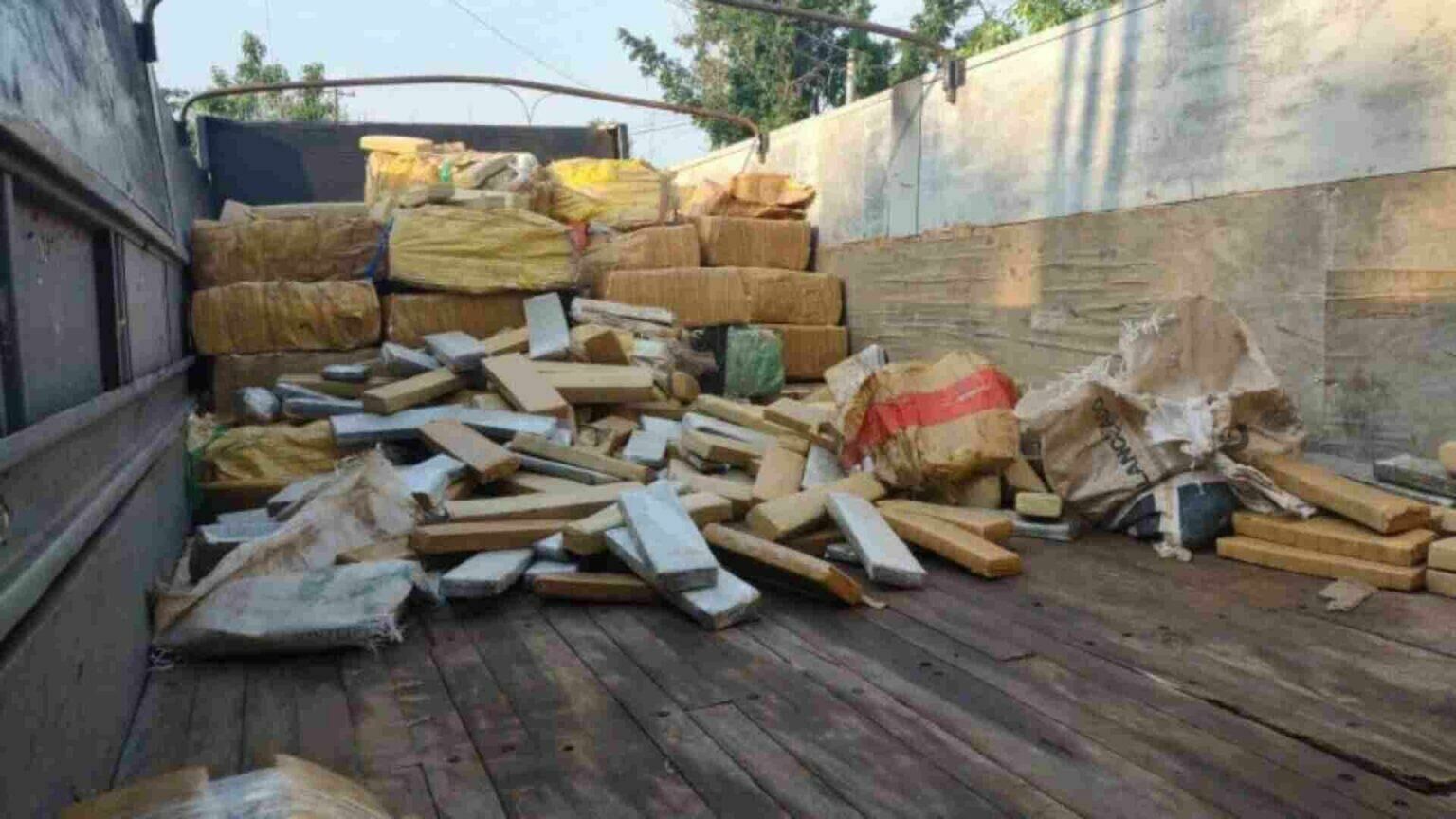 Imagem de compartilhamento para o artigo Mais de 3 toneladas de maconha, avaliadas em R$ 26 milhões, são incineradas pela Polícia Civil e Militar em Corguinho e Rochedo  da MS Todo dia